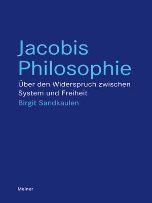 cover image of Jacobis Philosophie